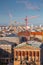 Aerial view of Berlin from the dome of the Berlin Cathedral