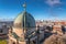 Aerial view of Berlin from the dome of the Berlin Cathedral