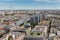 Aerial view of Berlin with Television tower