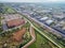 Aerial view of bike trails in Fort Collins