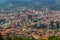 Aerial view of Bilbao city, Spain