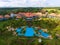 Aerial view of bintan lagoon resort