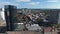 Aerial view of the Birmingham city center.