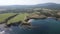 Aerial view of Black Sea coastline near village of Varvara, Bulgaria