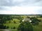 Aerial view of the Bodiam Castle