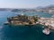 Aerial view of Bodrum Castle, Turkey