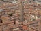 Aerial view of Bologna