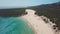 Aerial view of Bolonia beach. Duna de Bolonia, considered a natural monument CADIZ, SPAIN