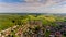 Aerial view of Boos village in Bavaria.