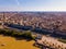 Aerial view of Bordeaux cityscape