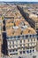 Aerial view of Bordeaux old town, France