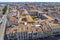 Aerial view of Bordeaux old town, France