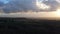 Aerial view bordeaux vineyard in winter , landscape vineyard