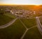 Aerial View, Bordeaux vineyards, Saint-Emilion, Gironde department, France