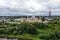 Aerial view of the Borisoglebsky Monastery in Torzhok, Tver oblast, Russia