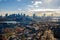 Aerial view of Boston from Bunker Hill Monument - Boston, Massachusetts, USA