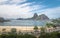 Aerial view of Botafogo, Guanabara Bay and Sugar Loaf Mountain - Rio de Janeiro, Brazil