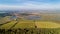 Aerial view of the Bouliniere marshes and Talmont Saint Hilaire