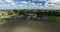 Aerial view of Bourbet Castle, France