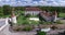 Aerial view of Bourbet Castle, France