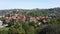 Aerial view of the Bran Village, Romania