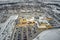 Aerial View of Brandon, South Dakota in Winter