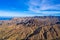 Aerial view of Brianda mount in Rebeirao Manuel in Santiago island in Cape Verde - Cabo Verde