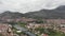 Aerial view of the bridge and the city of Hercegovacka Gracanica in Trebinje. Bosnia and Hercegovina