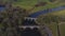 An aerial view of the bridges at Crook O Lune near Lancaster in Lancashire