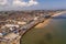 Aerial view of Bridlington seafront