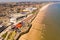 Aerial view of Bridlington seafront