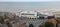 aerial view of bridlington Spa and seafront in the seaside town of Bridlington