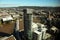 Aerial view Brisbane City and Kurilpa footbridge