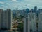 Aerial view of Brooklin neighborhood in Sao Paulo