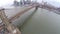 Aerial view of Brooklyn Bridge and Manhattan Bridge