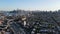 Aerial view of Brooklyn, New York City on a summer morning