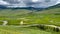 Aerial view of Brush Creek landscape in Colorado.