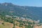 Aerial view of Bubion, one of Las Alpujarras white villages in Spain