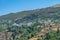 Aerial view of Bubion, one of Las Alpujarras white villages in Spain