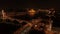Aerial View Budapest Night