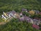 Aerial View of Buddhist Temple Wat Phra That Suthon Monkhon Khiri