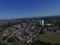 Aerial view of  Bude roa, Padstow house cladded residential tower block bransholme, Kingston upon Hull