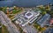 Aerial view of the building of Finnish National Opera and Ballet in Helsinki