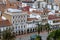 Aerial view of buildings near Park Calderon - Cuenca, Ecuador