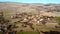 Aerial view of the bulgarian village.