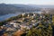 Aerial view of Burnaby Mountain