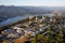 Aerial view of Burnaby Mountain