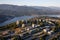 Aerial view of Burnaby Mountain