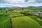 Aerial view of The Burren in Ireland