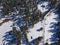 Aerial view of Byala Cherkva region at Rhodopes Mountain, Bulgaria